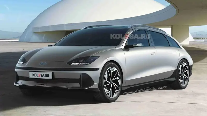 現代IONIQ 6獵裝版假想圖 未來或將量產